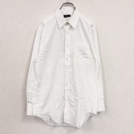 Burberry 白色長袖襯衫，M 碼，古著