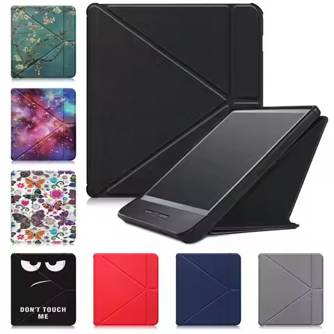 Multi-folding Stand N873 Smart Case Shockproof 7 inch Protective Shell Auto Wake/Sleep PU Leather Fu