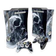 （Skin sticker）Skull design For Xbox 360 console sticker for XBOX360 vinyl sticker for Xbox360 skin sticker and 2 controller sticker