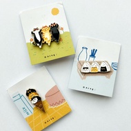 Asobi - Enamel Pin Trio Cats