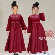 Children's Gamis Clothing Ages 8-12 Years Latest Eid Clothes Gsmis Bj Famis Eid al-Fitr Latest Gamis