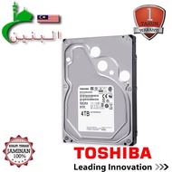 TOSHIBA (HDWT140UZSVA) 4TB CCTV S300 SURVEILLANCE HARDDISK- AL BANEN