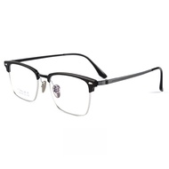 Firada thời trang Kính siêu nhẹ cổ điển vuông Titan nguyên chất kính thoải mái kính thuốc khung cho 