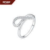 Top Cash Jewellery 10K Lab Grown Infinity Diamond Ring