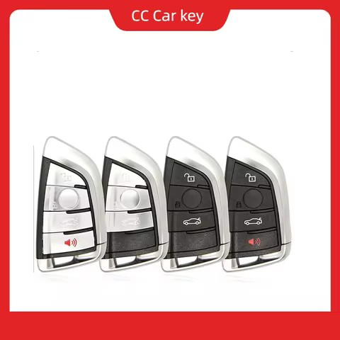 3/ 4 Buttons Black Case For BMW Knife Card BMW X5 X6 F15 X6 F16 G30 7 Series G11 X1 F48 F39, Fob Car