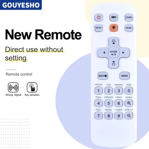 New Remote Control for ACER WXGA SVGA XGA DLP A1500 B150 CE-810 H6511BD H6512BD E146D projector