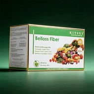 【Buy 3 Get 1 Free 】肠道健康 排毒养颜  KITSUI BELLOS FIBER BOTANICAL BEVERAGE MIX 15S EXP 06 2027