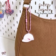 GANTUNGAN The Helmet Charm AcrylicKeychain Safety Helmet Keychain/ Engineering ThemeKeychain for/ Gi