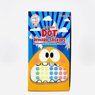 REWARD STICKER T&J MEDIUM CIRCLE 9 MM / T&J Round Polka Dot Gift Marker Label STICKER 9 MM