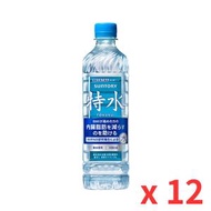 特水 (600ml) x 12 支 (賞味期限: 2027年1月)