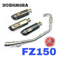 Exhaust Yoshimura FZ150 Yamaha Full System Tabung Muffler FZ150I Power Boom Manifold Ekzos Accessori