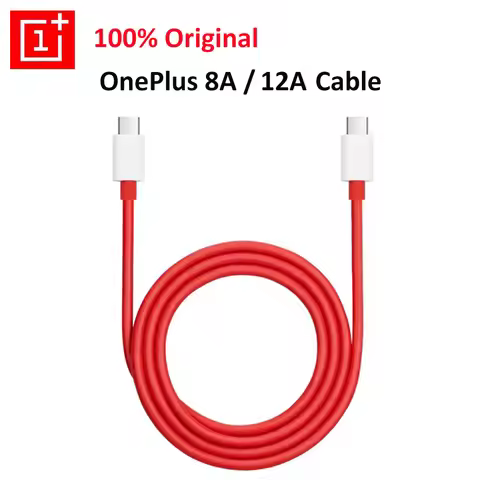 Original OnePlus USB C To Type C Cable 12A/8A USB-C SuperVooc Warp Charge 80/100/150W PD 65W OnePlus