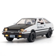 1:30 Initial D Toyota AE86 Car Models Alloy Diecast Toy Vehicle