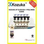 KOZUKA 1P 63A MCB 4.5KA SINGLE POLE