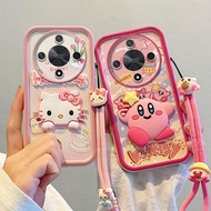 Phone Case Shockproof Aesthetics Ladies Style with Lanyard Honor x6d x7d x5c plus x5 plus x5b plus x