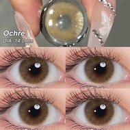 （🔥0.00~-8.00）Magister  Contact Lens Natural 14mm Contact Lenses QUEEN 1Pair=2Pcs  Colored Make up Po