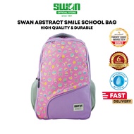 Swan Abstract 2 Smile (L1) School Bag Backpack - Butterfly