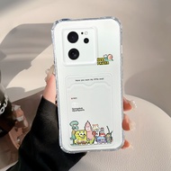 Phone case that can insert cards and prevent drops for Redmi K50 Ultra/K60 Ultra/K70E/9 Power/9T/9/9