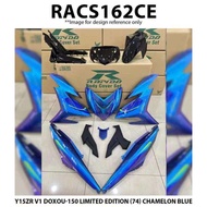 Cover Set Rapido Yamaha Y15ZR V1 V2 DOXOU-150 LIMITED EDITION (74) CHAMELON BLUE Ysuku Accessories Motor Y15 Coverset