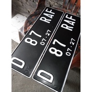 Car Number Plate 1pcs