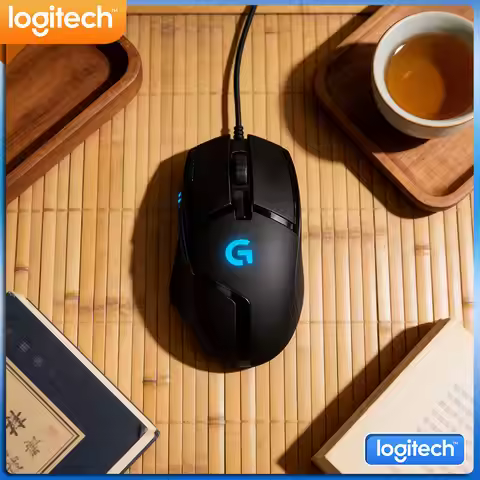High-Speed Logitech G402 Mouse Fusion Engine Tech 8 Buttons 4 DPI Levels Anti-Slip for High-Stakes G