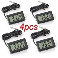 4PCS Digital LCD Thermometer Temperature Monitor with External Probe for Fridge Freezer Refrigerator