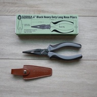 【Gorilla】6吋極黑剝線尖嘴鉗 台灣製造精品