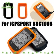 HUAYUEJI Speedometer Silicone , Shockproof Soft Bike Computer Protective Cover, Durable Non-slip Cycling Odometer  for IGPSPORT BSC100S iGS100S Bike Accessories