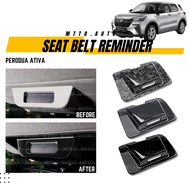 MTTO Perodua Ativa Interior Car Seat Belt Reminder Cover Accessories