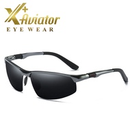 Kính Mát Kính Râm Nam A3121 Mắt Kính Polazide Chống Tia UV 400 Phân Cực Chống Chói Gọng Kính Nhôm- M