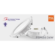 Fsl 24w 8” round led panel light / led downlight with sirim