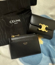 Celine 二合一 錢包  full set 幾乎全新 包裝齊