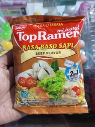 MIE TOP RAMEN - Mie Top Ramen Rasa Baso Sapi 32gr - mie instan murah meriah promo