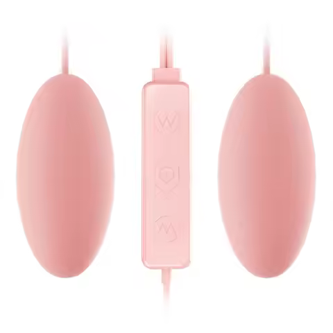 10 Frequency Double Vagina Balls Vibrator USB Silent Strong Shake in Front and Back for Foreplay Adu