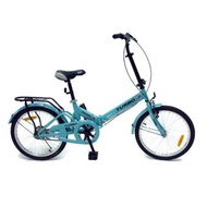 Turbo Bicycle จักรยานพับได้ รุ่น 20" STEEL มีโช๊ค (สีเขียว)