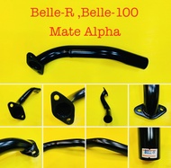 คอท่อ Belle-R  Belle-100 Mate Alpha สีดำ