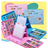 Mega Crayon Set 208 Pcs Children's Crayon Set Coloring Stationery/ Children's crayon drawing equipme