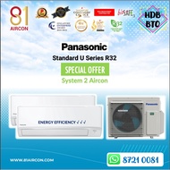 81Aircon【Panasonic】R32 U Series System 2 (3 Ticks)