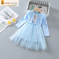 Frozen Princess Elsa Dress For Kid Frozen Dress For Kids Girl Baju Elsa Frozen Dress Kids Baju Princ