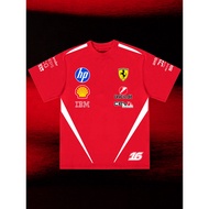 F1 Racing Ferrari Racing Leclerc No. 16 & Fourth Old Hamilton No. 44 Same Street Men's T-Shirt To