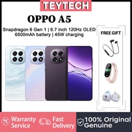 OPPO A5 | Snapdragon 6 Gen 1 | 6.7 inch 120Hz OLED | 6500mAh battery | 45W charging | OPPO phone