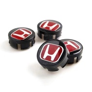 ✔✔✔1PCS 58MM 69MM Badge Red Wheel Center Hub Cap Rim Cover Emblem Sticker For Honda CIVIC ACCORD ODY