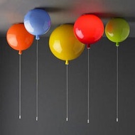 創意個性現代簡約吸頂燈臥室休閑區燈具led兒童房裝飾彩色氣球燈