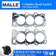 2 Pcs Engine Cylinder Head Gasket 6Vd1 For Isuzu 6VD1 UCS25 Left Right Auto Parts Car Accessories OE