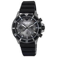 [Creationwatches] Emporio Armani Chronograph Black And Grey Dial Quartz AR11515 100M Men's Watch