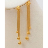 Anting2 pattern emas 916 danggling earrings wedding