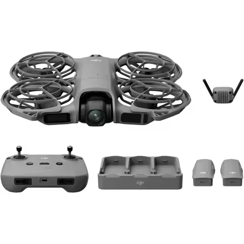 DJI Neo 2 Fly More Combo w/ RC-N3, 4K Camera Drone for Beginners, Stable Digital Transmission, 3 Bat