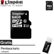 Kingston Micro SD card 128GB Memory Card 128GB MicroSD Class10 TF / SD Card 64GB MicroSDHC UHS-1 untuk Smartphone