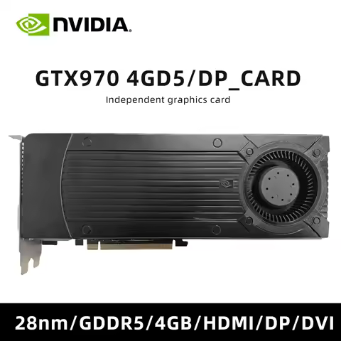 NVIDIA GTX 970 4GB GDDR5, PCIe 3.0, DVI/HDMI/DP, 4GD5DP VGA, High Performance, 1080p/1440p Gaming, E