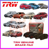 TRW BRAKE PAD FOR PROTON SAGA BLM FL FLX GEN2 PERSONA WAJA PERDANA INSPIRA WIRA SATRIA